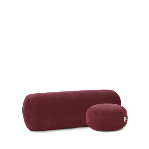 Nui Yoga - Damson Bolster & Meditation Cusion