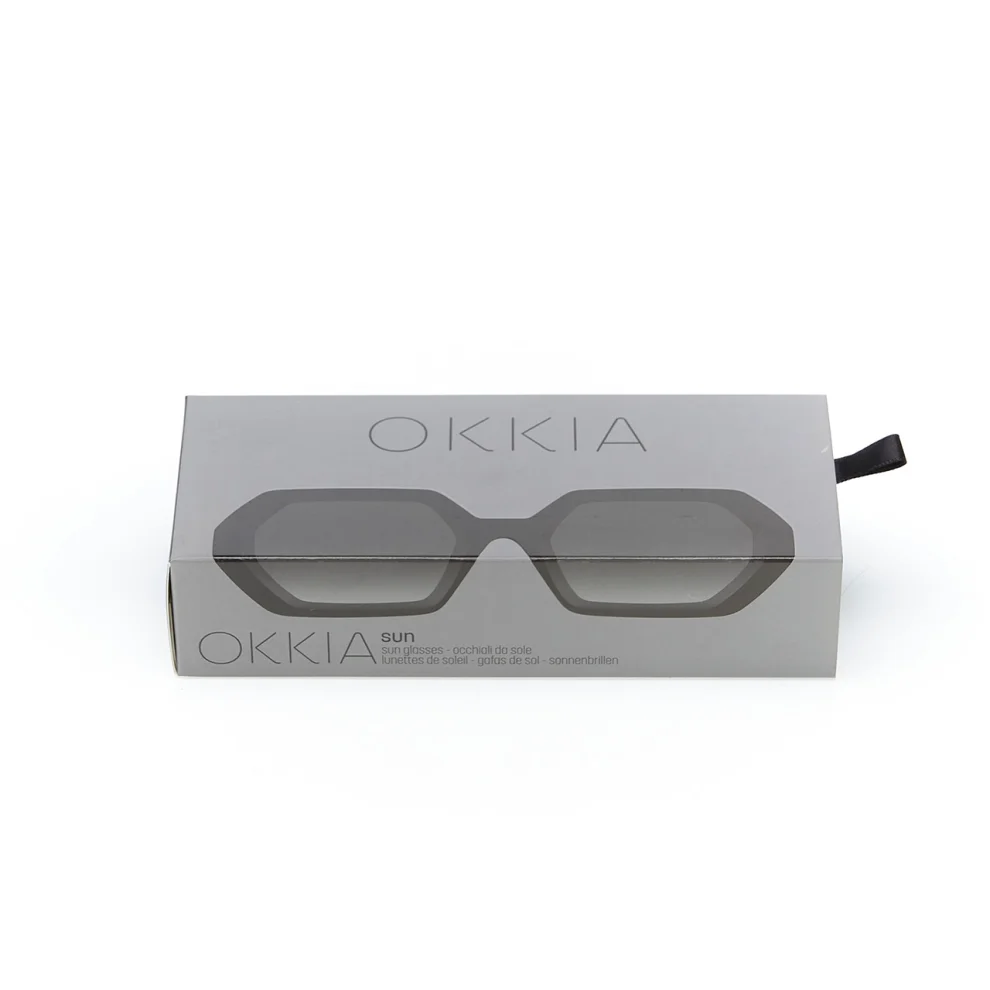 Okkia Eyewear - Andrea Altıgen Unisex Güneş Gözlüğü