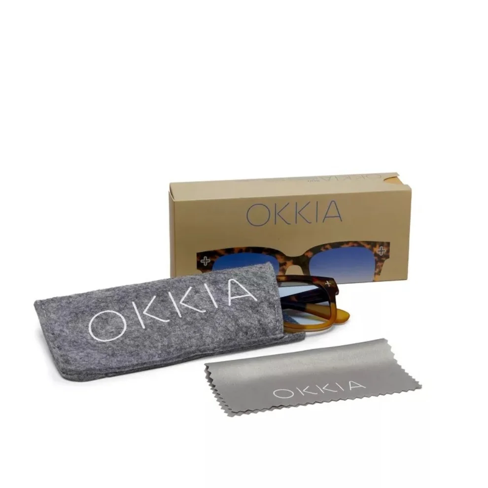 Okkia Eyewear - Giovanni Havana Unisex Sunglasses Gradient