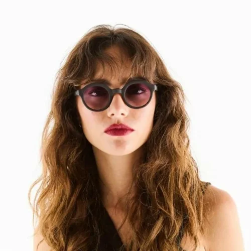 Okkia Eyewear - Lauro Unisex Round Havana Sunglasses
