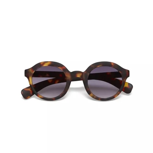 Okkia Eyewear - Lauro Unisex Round Havana Sunglasses