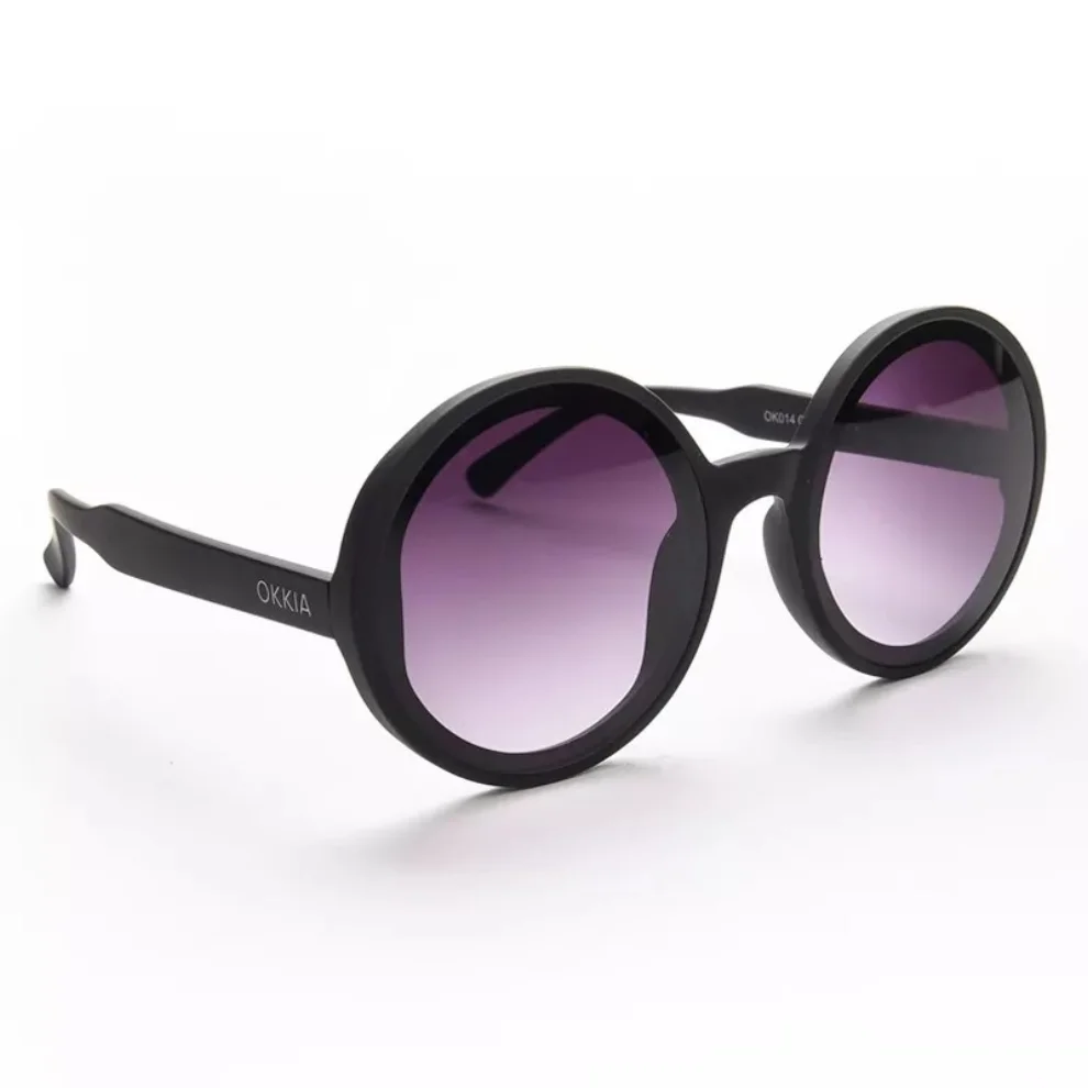 Okkia Eyewear - Monica Unisex Big Round Sunglasses