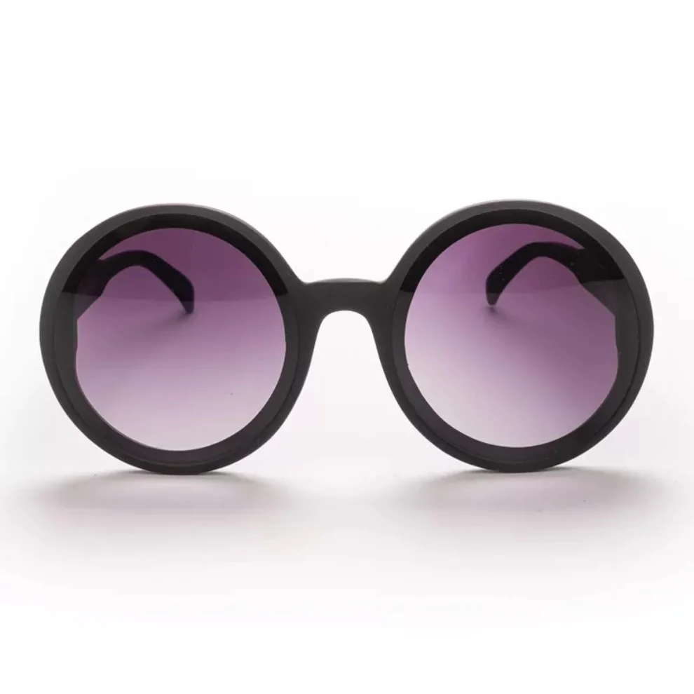 Okkia Eyewear - Monica Unisex Big Round Sunglasses