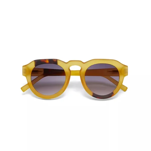 Okkia Eyewear - Zeno Round Unisex Classic Havana Sunglasses Gradient