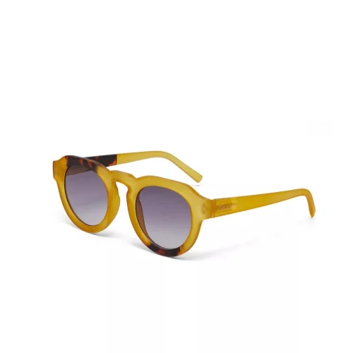 Okkia Eyewear - Zeno Round Unisex Classic Havana Sunglasses Gradient