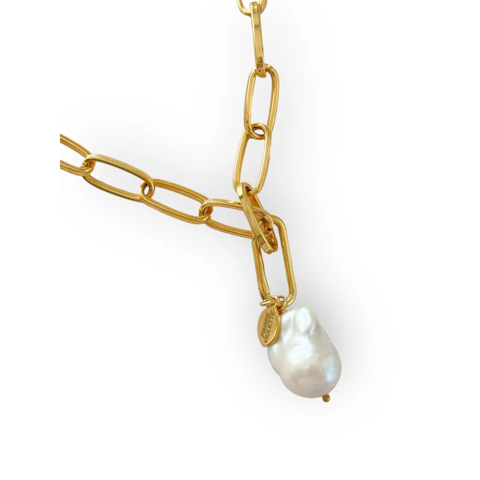 Pierre Violette - Gabrielle Baroque Pearl Necklace