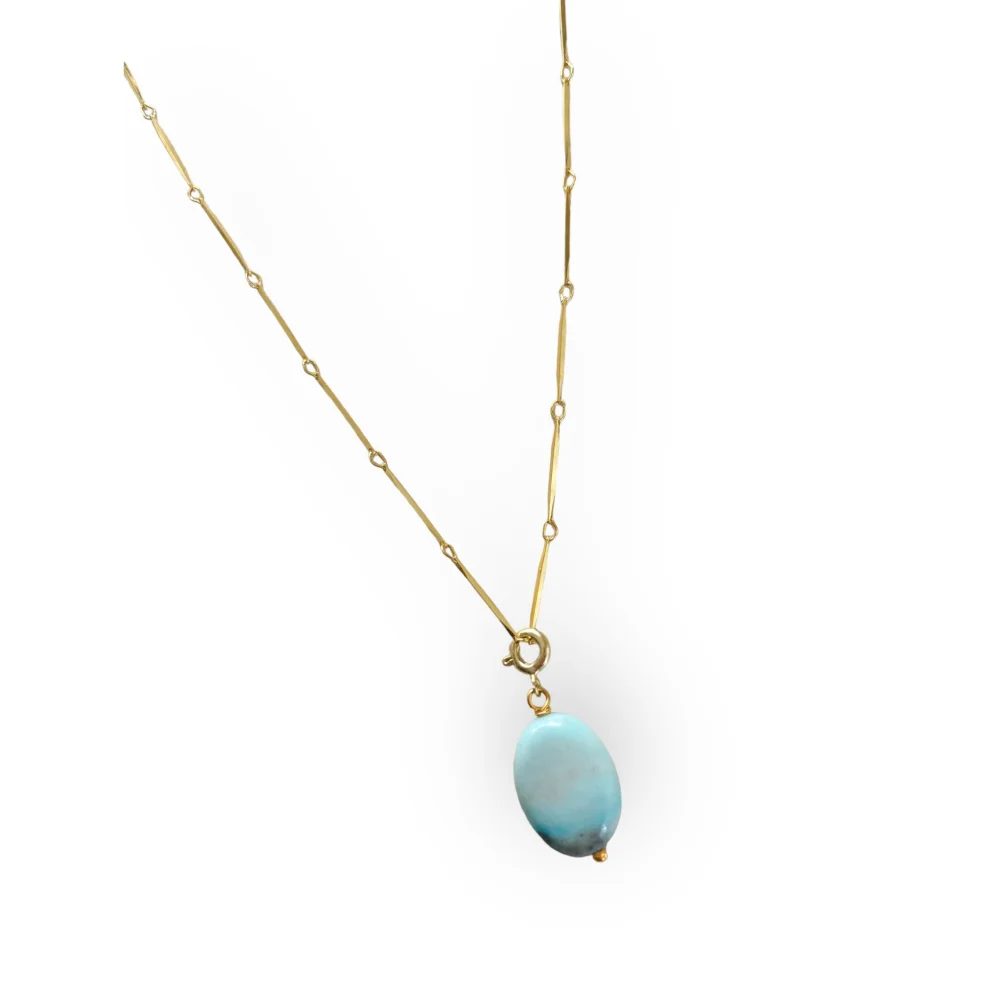 Pierre Violette - Marimar Larimar Necklace