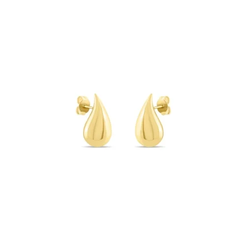 Safir Mücevher - Gold Drop Earrings