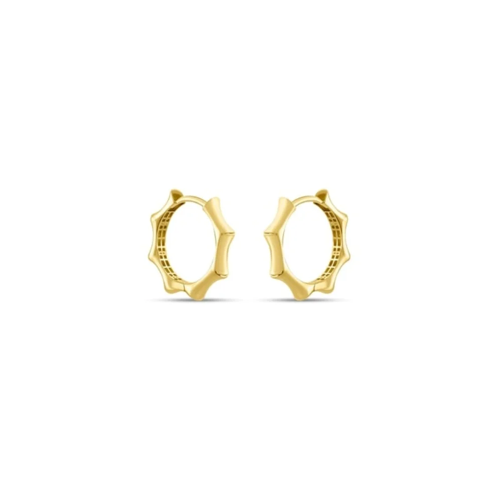 Safir Mücevher - Modern Hoop Earrings - Il