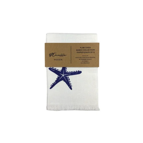 Yenesse Design - Starfish Marin Napkin Pack Of 2