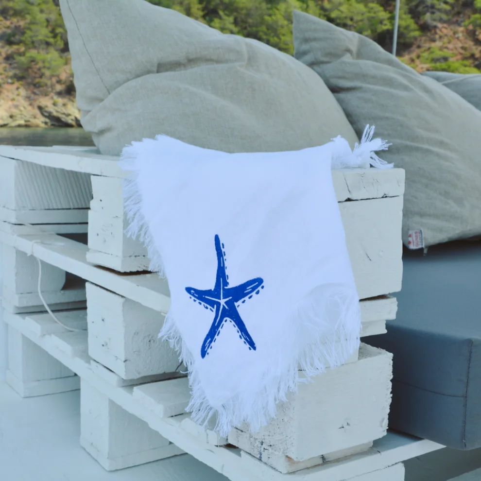 Yenesse Design - Starfish Marin Napkin Pack Of 2