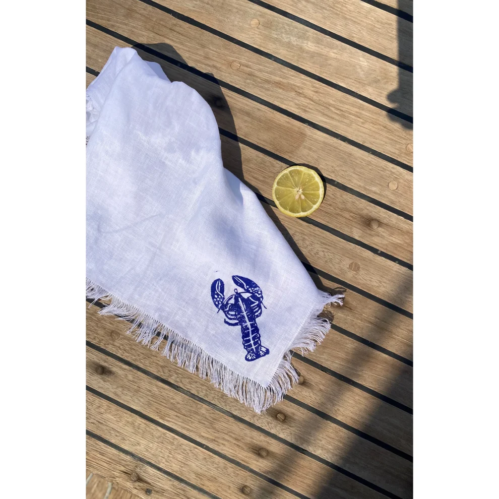 Yenesse Design - Lobster Marin Napkin Pack Of 2