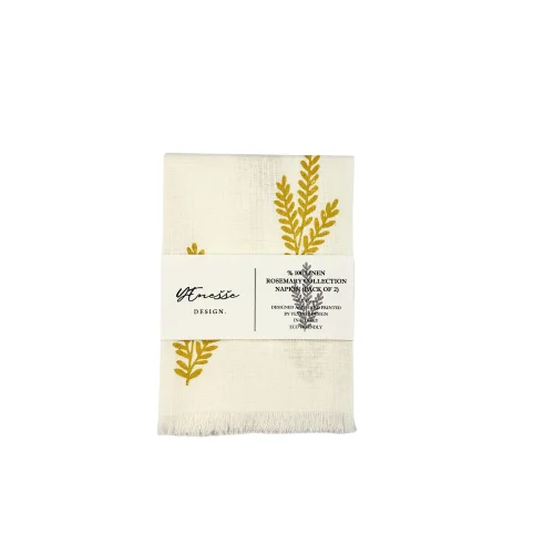 Yenesse Design - Rosemary Napkin (pack Of 2)