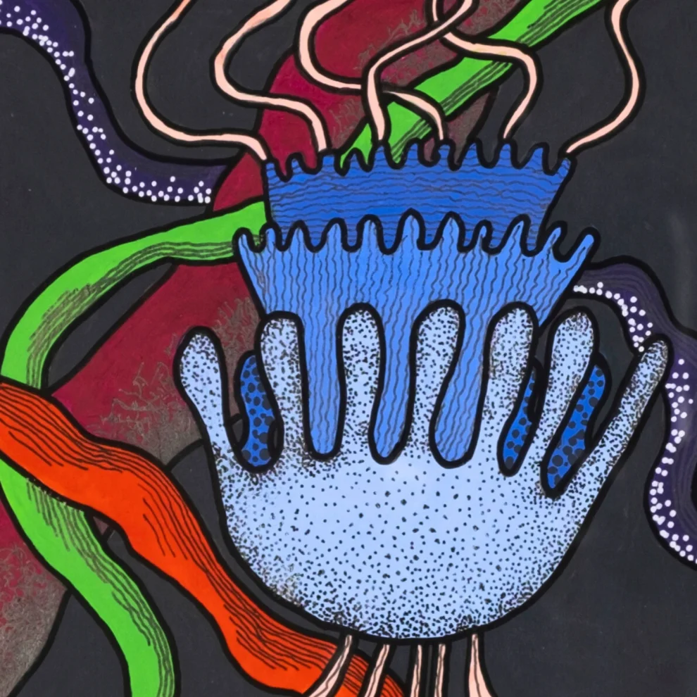 Ayla Barın Bener - Colored Microcosmos Painting - Il