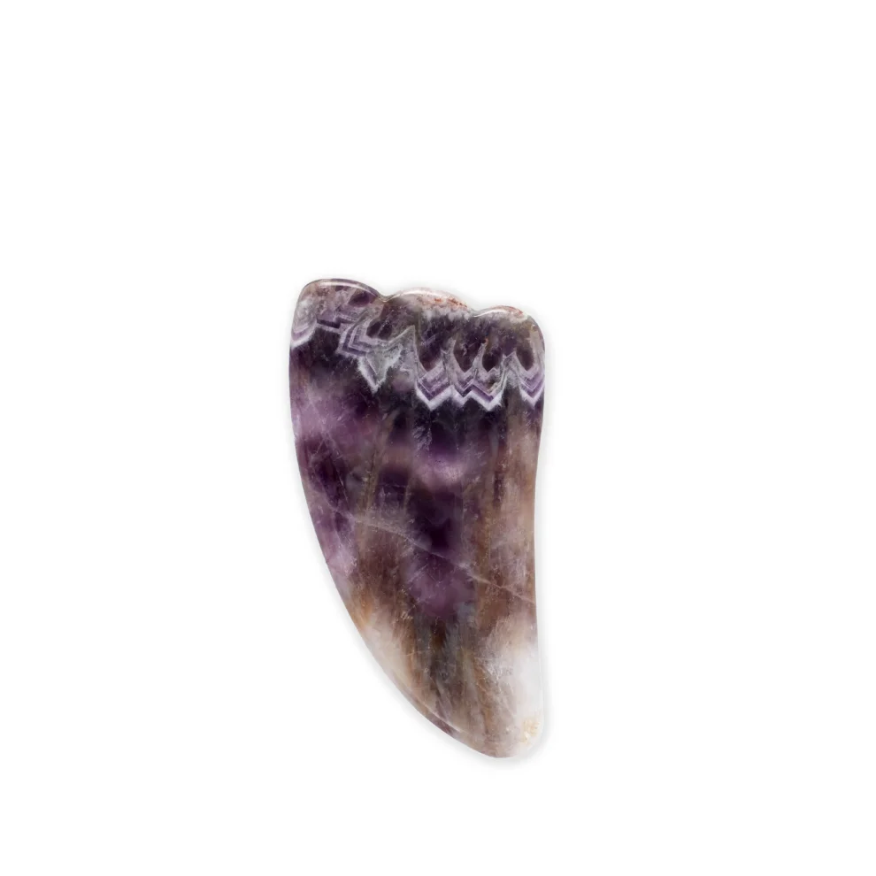 Nui Yoga - Amethyst Gua Sha Face Massage Stone