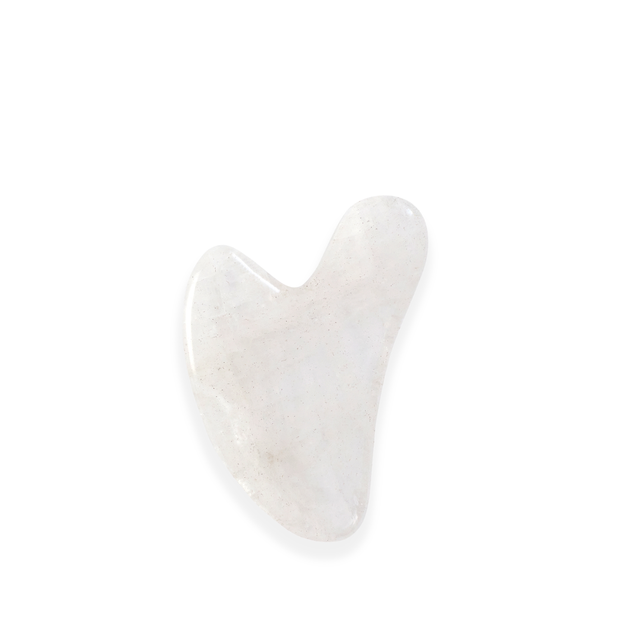 White Quartz Gua Sha Face Massage Stone