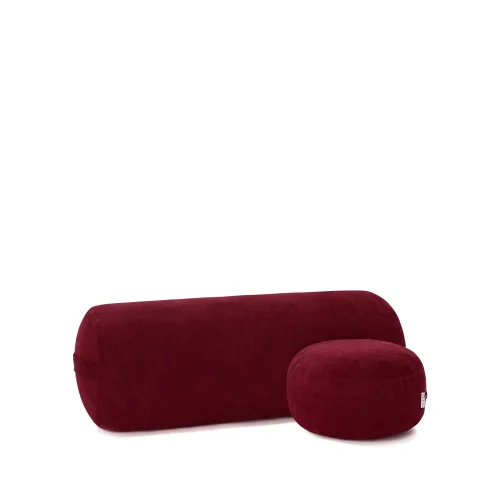 Nui Yoga - Beige  Bolster & Meditation Cusion