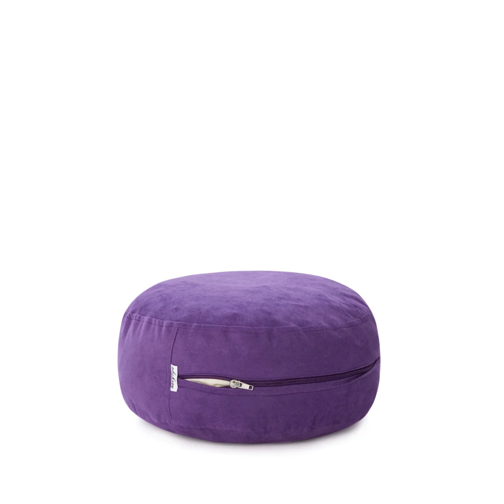 Nui Yoga - Purple Bolster & Meditation Cusion