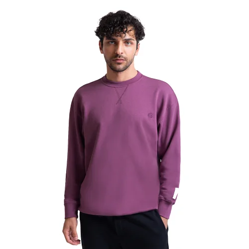 UNIQVIBE - Regular Organic Cotton Sweatshirt