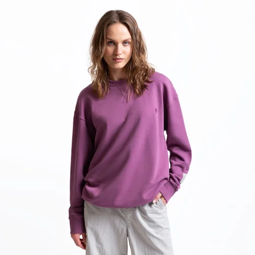 UNIQVIBE - Regular Organic Cotton Sweatshirt - Il