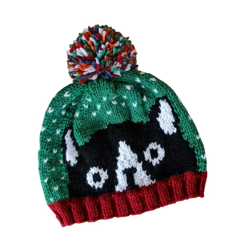 Zone Design - Hand Knit Hat Meow