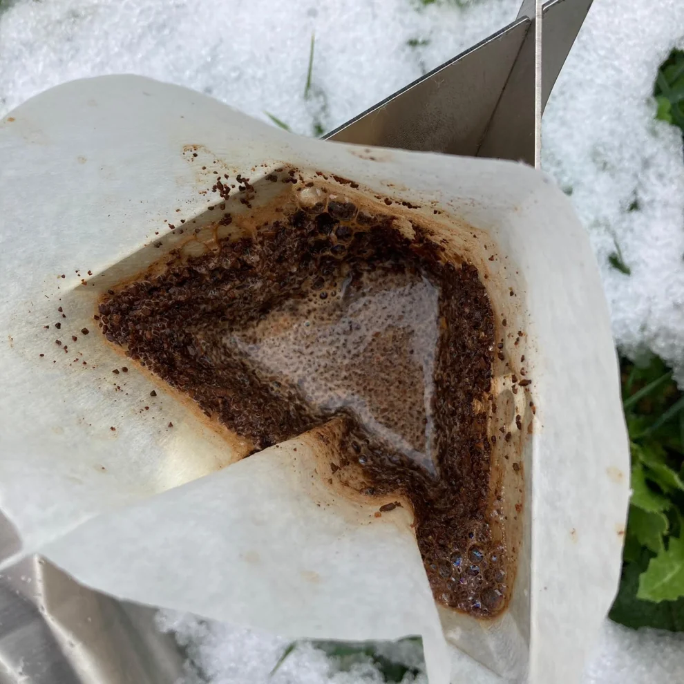 Kamp Ayısı - Coffeex Drip Kahve Damıtıcı: Katlanır Paslanmaz Metal Kahve Demleme Aparatı