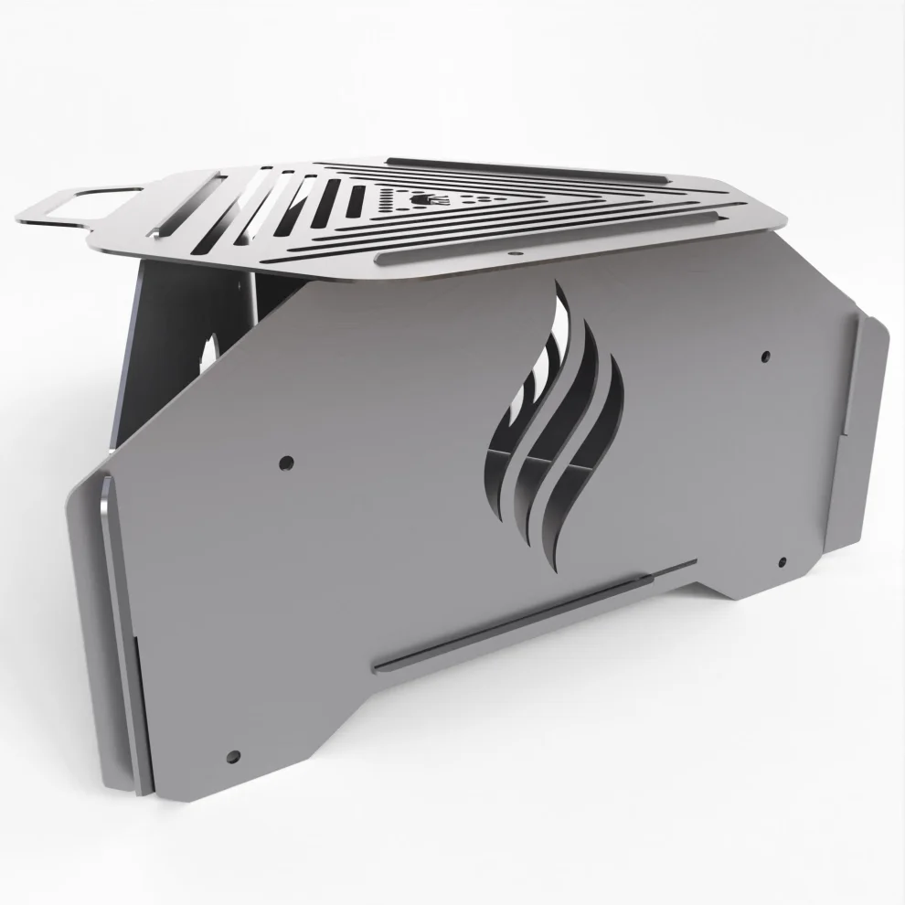 Kamp Ayısı - Igniteroast Folding Bushcraft Grill