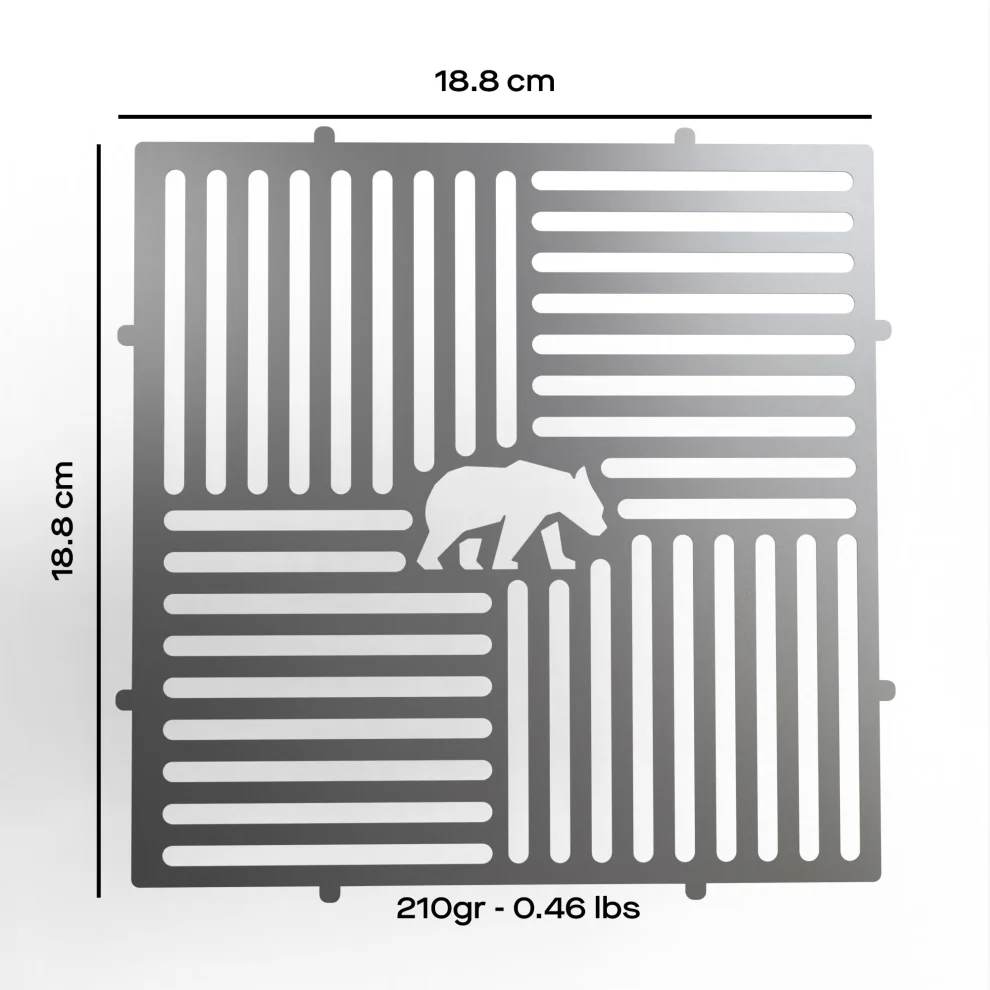 Kamp Ayısı - Pyro Wire: Stainless Bushcraft Grid Wire