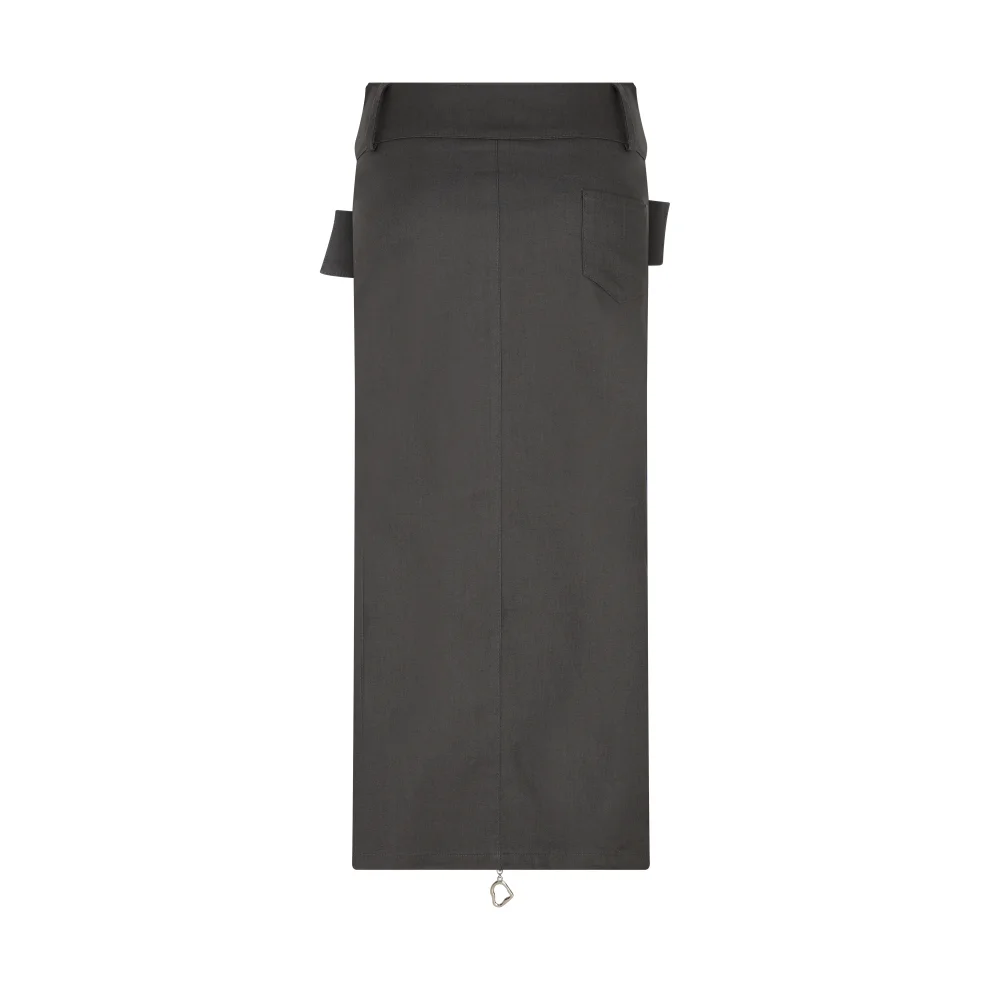 Re-Cordis Paris - Luce Buckle Midi Skirt