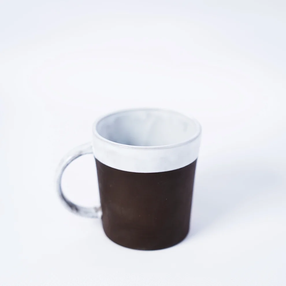 GIB'S Pottery - Mocha Stoneware Coffee Cup