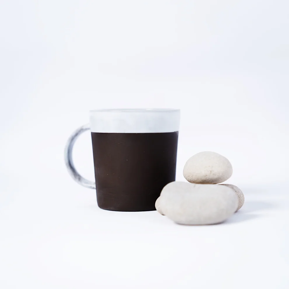 GIB'S Pottery - Mocha Stoneware Kahve Bardağı
