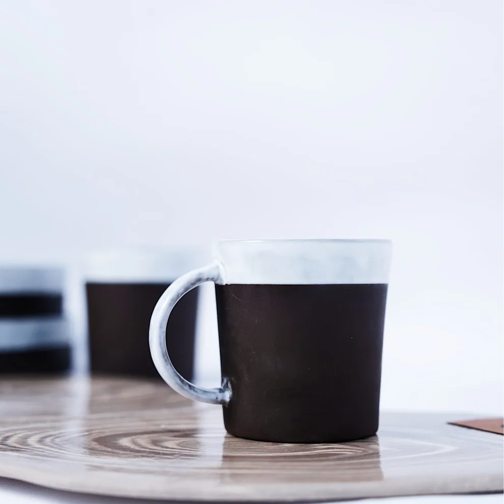 GIB'S Pottery - Mocha Stoneware Coffee Cup