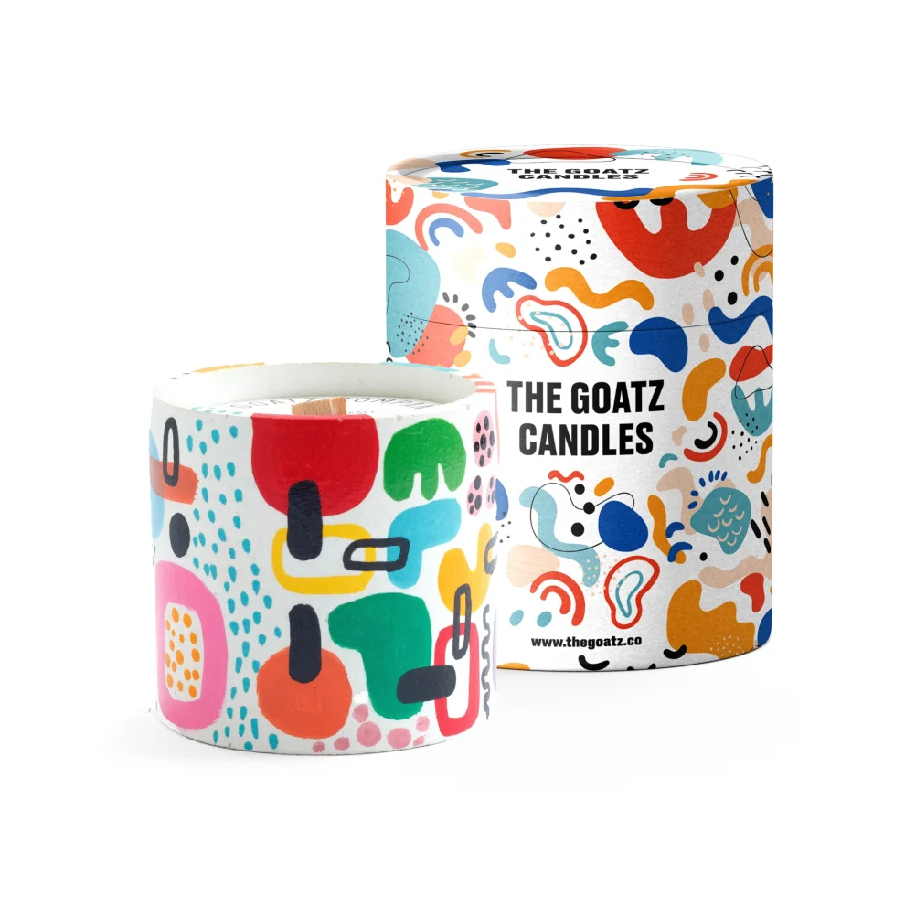 The Goatz Candles - Pop-up Soy Candle - Poudre Linge Scented