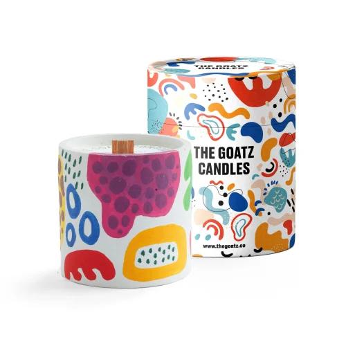 The Goatz Candles - Pup Up Soy Candle - Rose Garden Scented