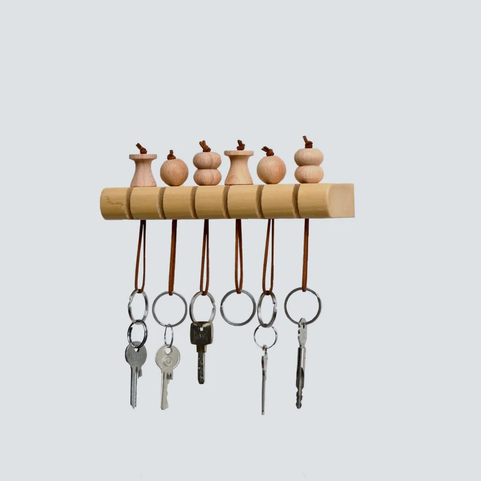 Thea - Wall Decor Wooden Key Chain