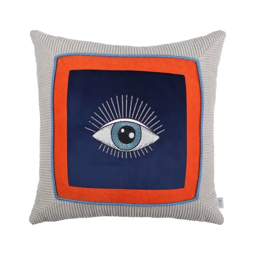Boom Bastık - Decorative Pillow With Eye Picture Frame