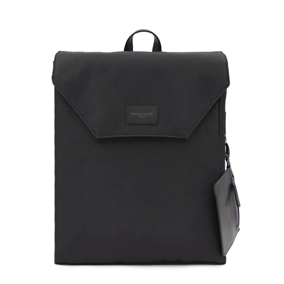 Maison Sacree - Ferrat Black 17 Inch Backpack