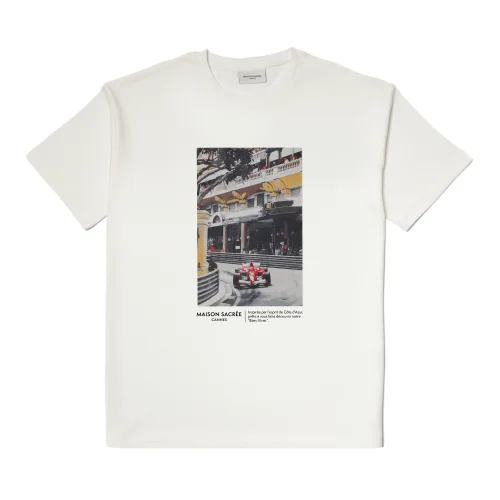 Maison Sacree - Larvotto Baskılı T-shirt