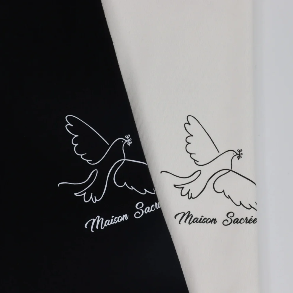 Maison Sacree - Paloma Baskılı T-shirt