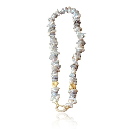 Linya Jewellery - Mia Gray Pearl Necklace