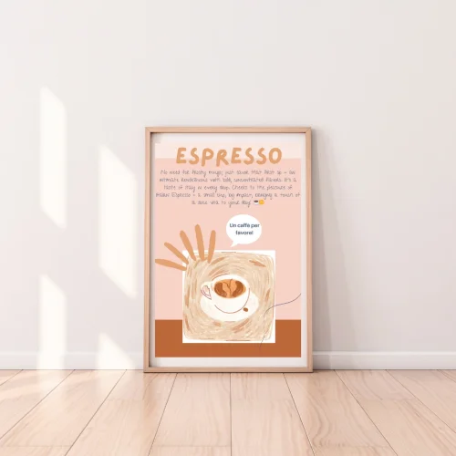 Muff Atelier - Coffee Espresso Art Print Poster