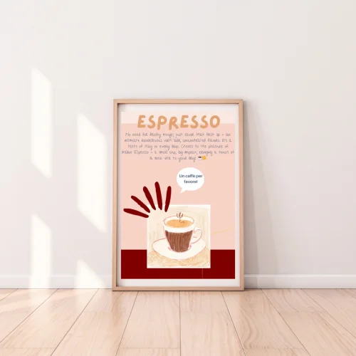 Muff Atelier - Coffee Espresso Art Print Poster