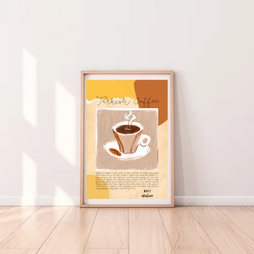 Muff Atelier - Turkish Coffee Art Print Poster