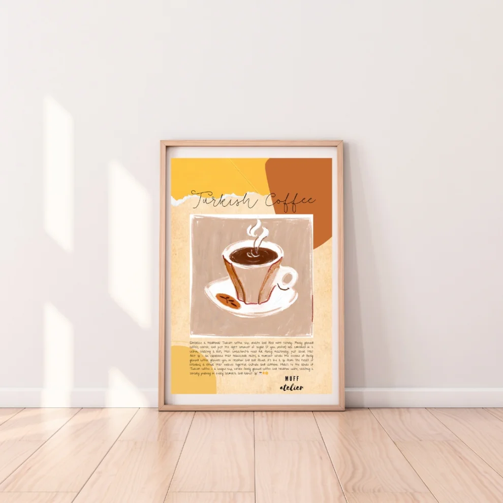 Muff Atelier - Turkish Coffee Art Print Poster