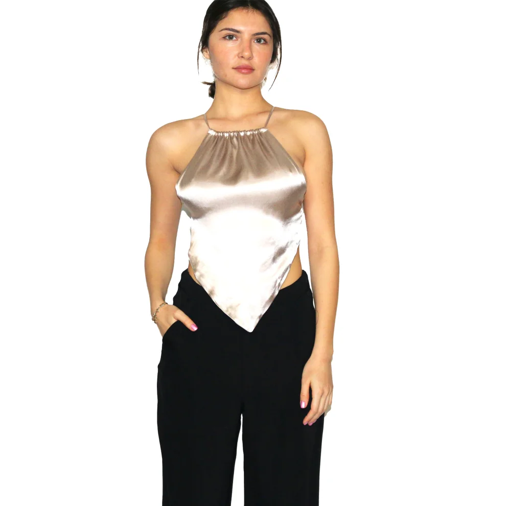 Antoa - Carmen Satin Crop Top