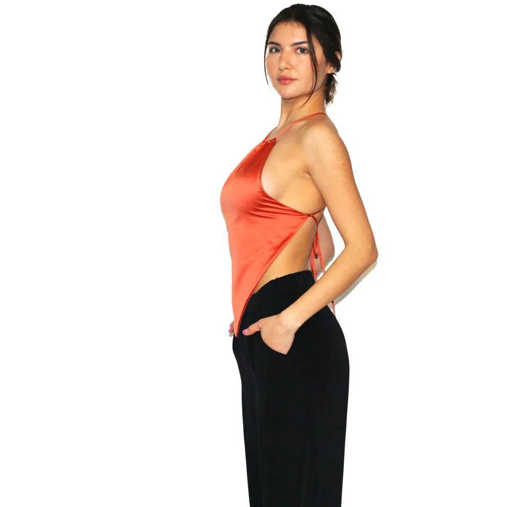 Antoa - Carmen Satin Crop Top