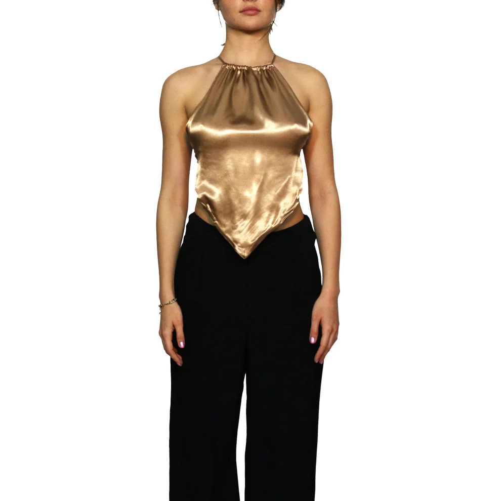 Antoa - Carmen Satin Crop Top