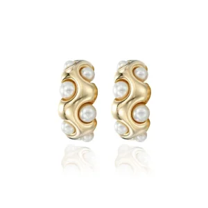 Ayza Pearl Hoop Earrings