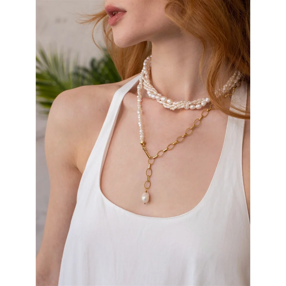 Linya Jewellery - Belta Long Chain Necklace