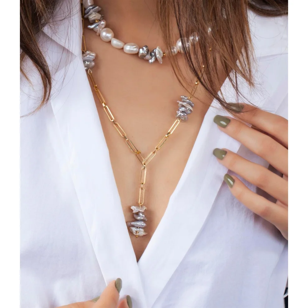 Linya Jewellery - Grez Long Chain Necklace